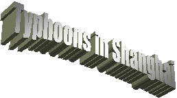 Typhoons in Shanghai